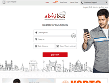 Tablet Screenshot of demo.abhibus.com